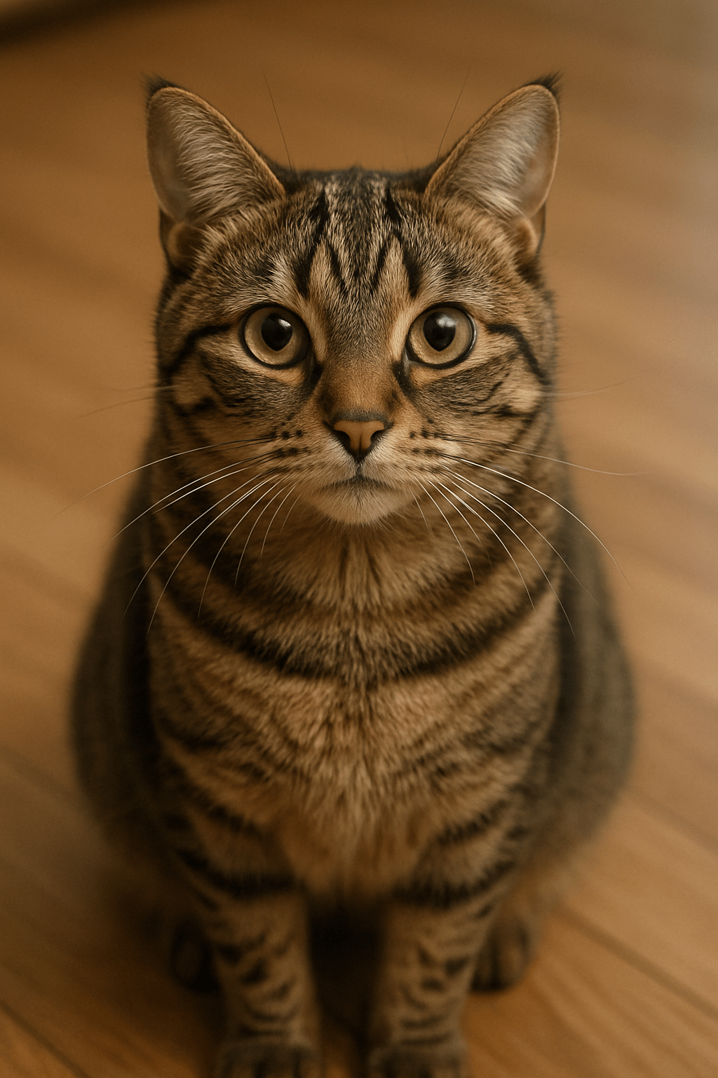 悪いプロンプト例の画像 (猫)